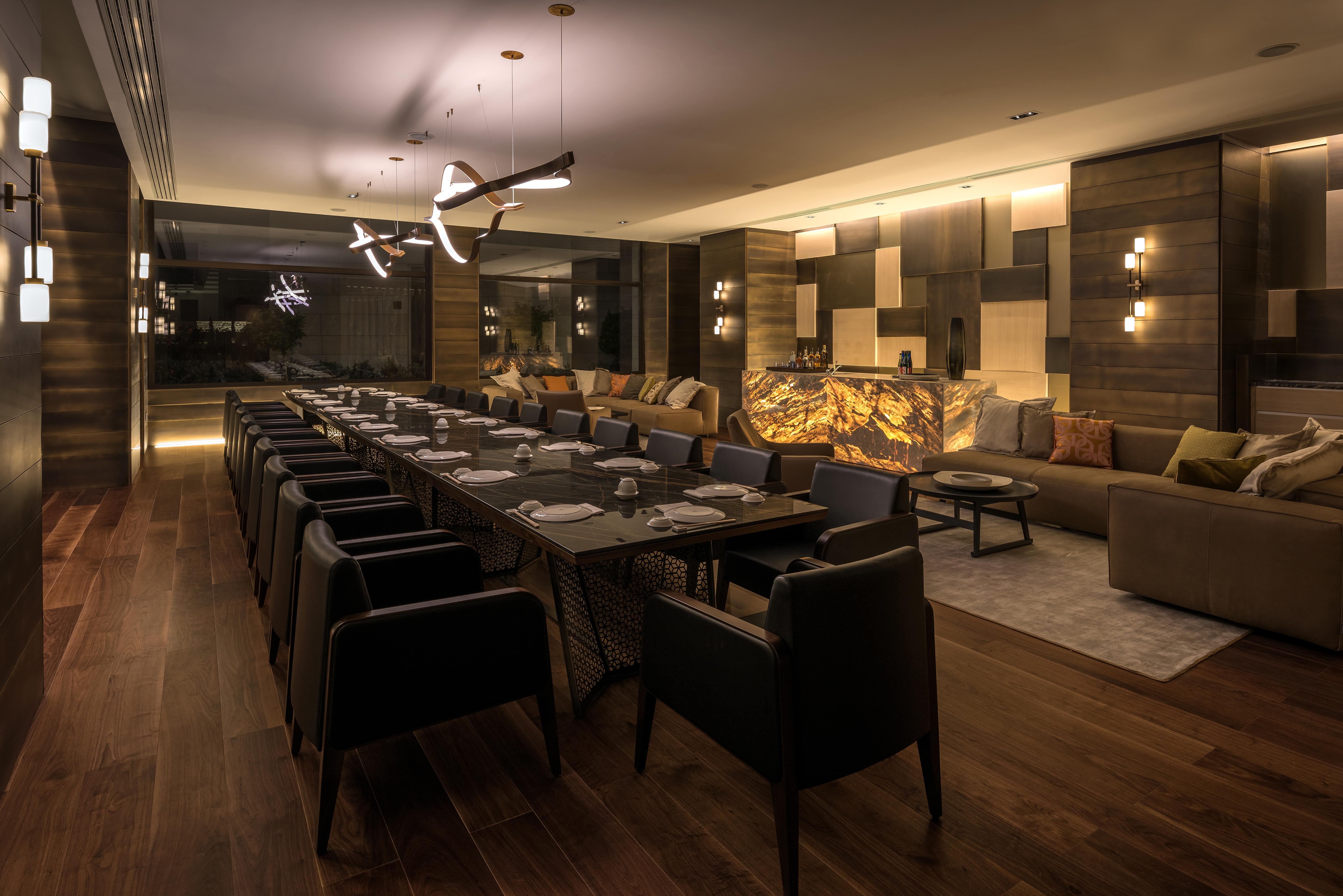 Amara - Sea Your Only View™ Limasol Dış mekan fotoğraf The private dining room at the restaurant
